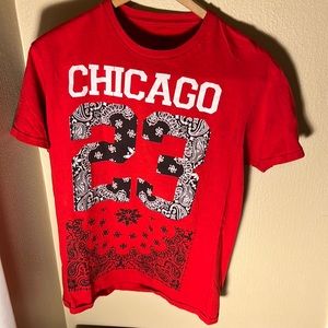 Return to Sender Womens Chicago 23 Color Red/Black Size Medium